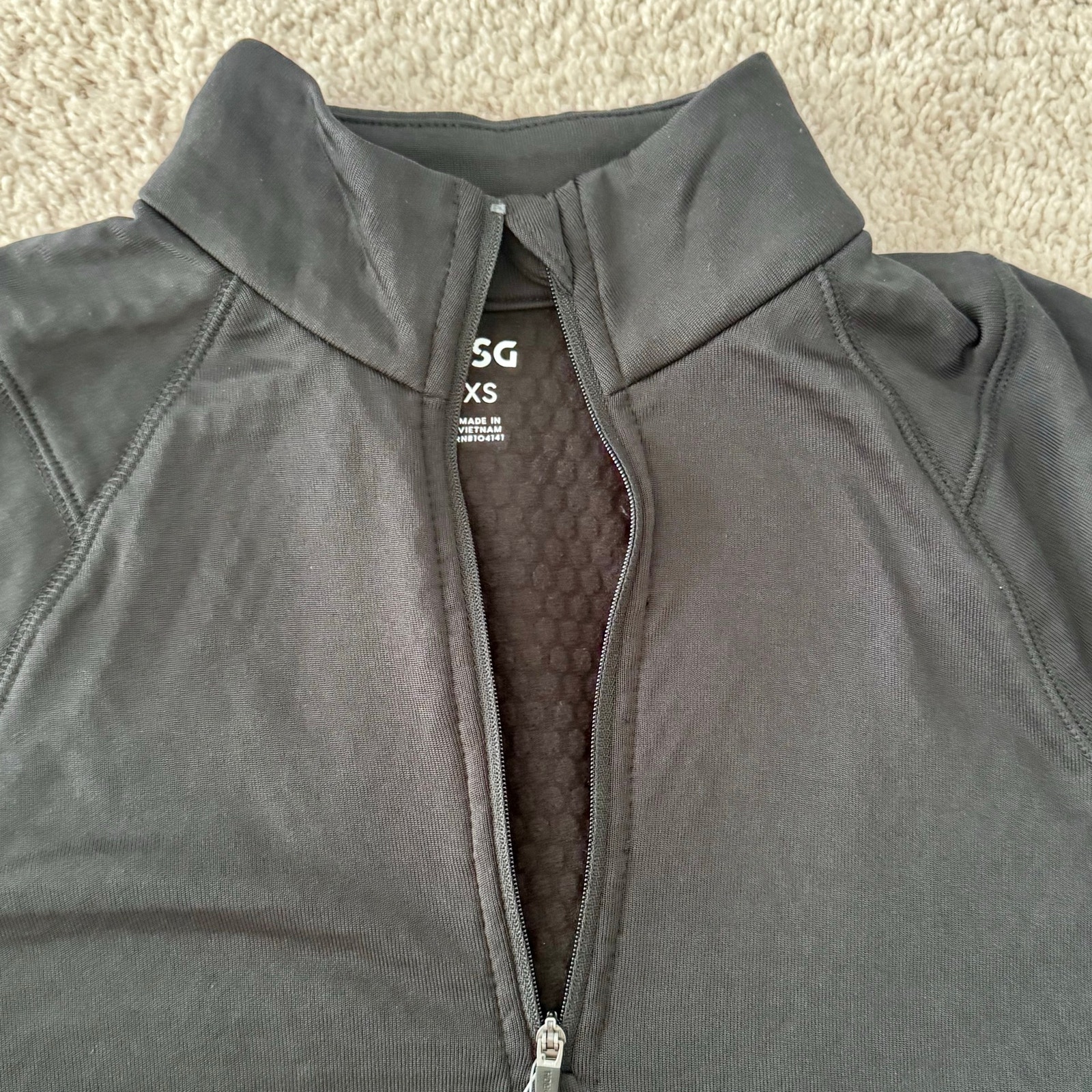 Dick's Sporting Goods Dsg Quilted 1/4 Zip Jacket Running Cold Women Xs Black — image 2 of 8